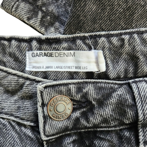 Garage Street Wide Leg Patchwork Jeans - Picture 8 of 8